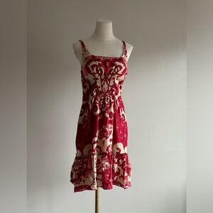 Yoana Baraschi silk ikat print dress sz 4